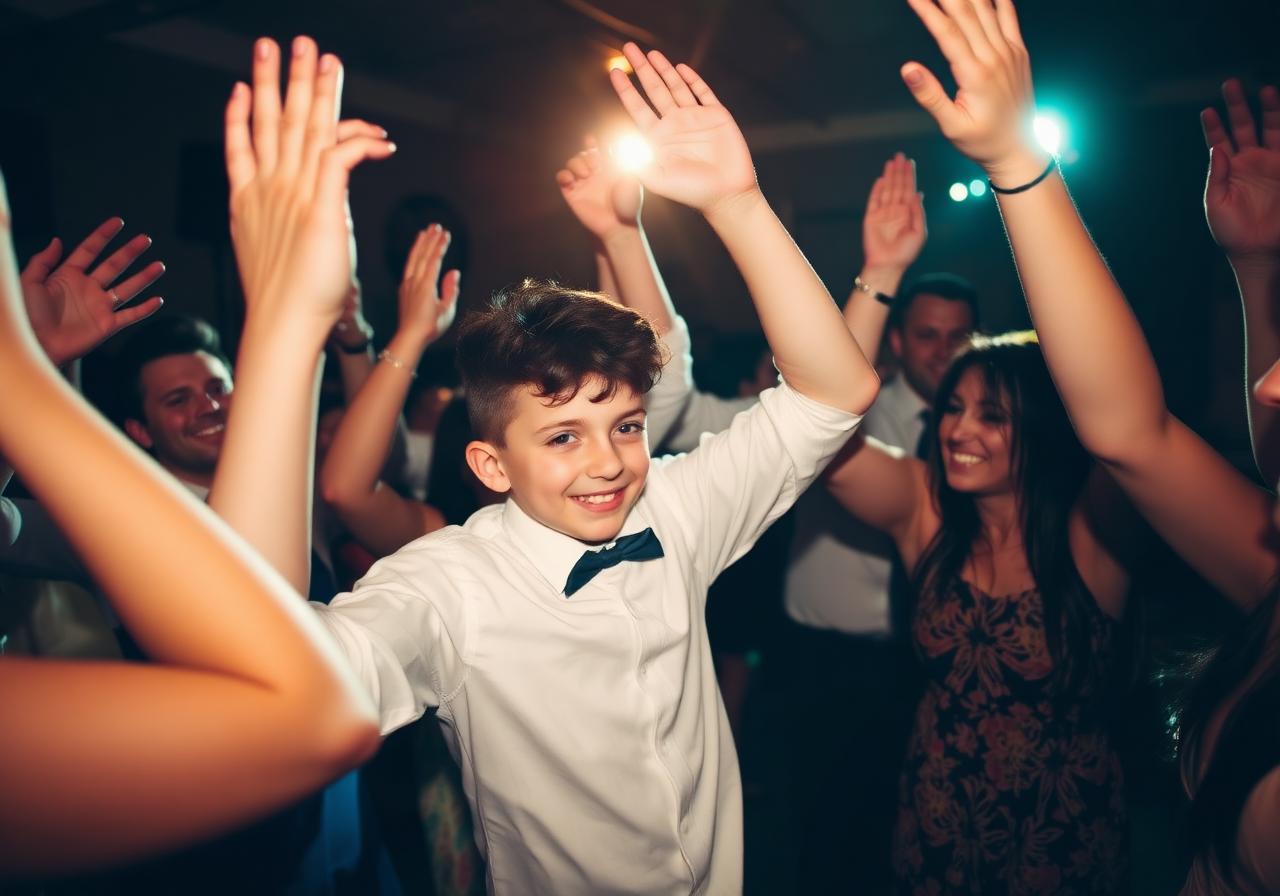 Hands in the air